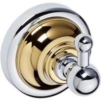 Крючок Bemeta Retro 144206018 для ванны, хром/золотой