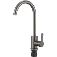 Смеситель для кухни Fmark FS8232Q графит