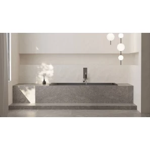 Изображение товара ванна из литьевого мрамора 180x80 см salini s-stone cascata, покраска по ral полностью 104223mrf