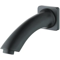 Излив для ванны Lemark LM3781BL 162 мм, черный матовый