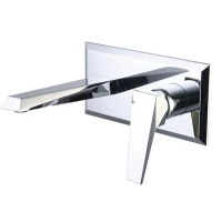 Смеситель для раковины Clever Ventu 99718 встраиваемый, без донного клапана, хром