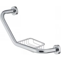 Поручень для ванны с мыльницей D-Lin D202103 47,5 см, хром 