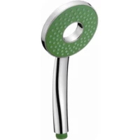 Душевая лейка D-Lin D61025 1 режим, хром/зеленый