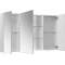 Зеркальный шкаф 120x71 см белый глянец L/R Belux Триумф ВШ 120 4810924263490 - 2
