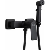 Гигиенический душ Frap F2071-6 со смесителем, черный матовый