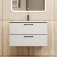 Тумба под раковину Uperwood Foster New TFosterNEW80w 79,6 см, подвесная, белый матовый