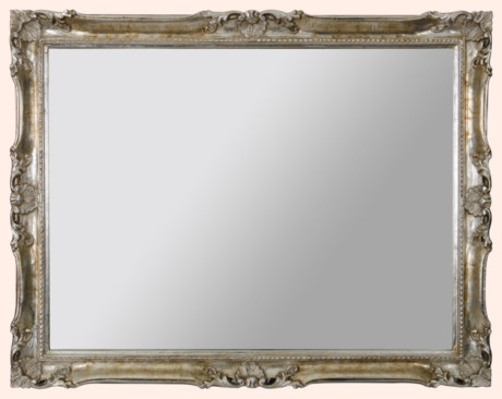 Зеркало 92х72 см серебро Eban Luigi XV FCRLG092A