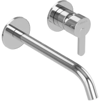 Смеситель для раковины Cezares Leaf LEAF-BLI2-01-W0 CoolStart, встраиваемый, без донного клапана, хром