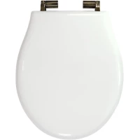 Сиденье для унитаза Migliore Impero 24138 с микролифтом, белый глянец/бронза