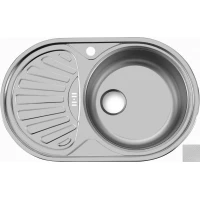 Кухонная мойка декоративная сталь Ukinox Фаворит FAL770.480 -GW8K 1R