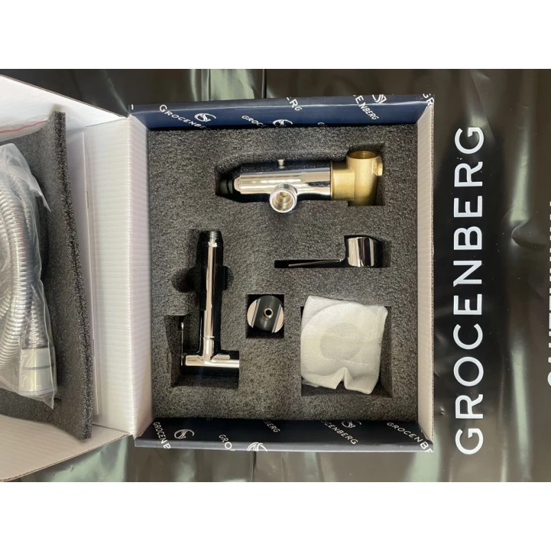 Гигиенический душ Grocenberg GB001CR со смесителем, хром