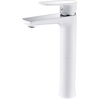 Смеситель для раковины Grocenberg GB3009WC хром/белый