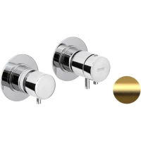 Термостат для ванны Remer X Style XT96BG встраиваемый, золотой матовый