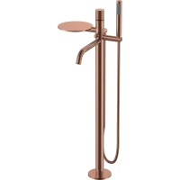 Смеситель напольный для ванны Boheme Stick Touch 129-CB.2 медь матовая