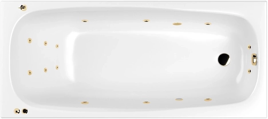 

Акриловая гидромассажная ванна 180x80 см Whitecross Layla 0102.180080.100.SMART.GL