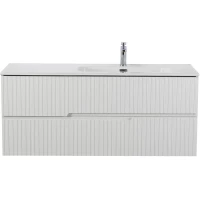 Тумба под раковину Cezares Duet DUET-N-1200-2C-SO-BL-R 120 см R, подвесная, Bianco Lucido