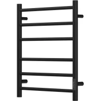 Полотенцесушитель электрический APEXTERMO Stella ST00165BM 600x532, диммер правый, черный матовый