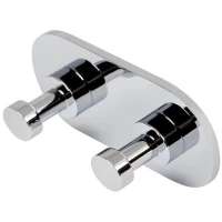 Крючок Geesa Nemox 916515-02 двойной, для ванны, хром