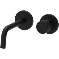 Смеситель для раковины Paffoni Jo JO007NO70 встраиваемый, без донного клапана, черный матовый