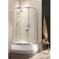 Душевой уголок Radaway Premium Plus E 100×80 30481-01-08N профиль хром, стекло коричневое