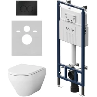Комплект подвесной унитаз Am.Pm Spirit V2.0 + система инсталляции Am.Pm MasterFit Pro C L IS100138.701700