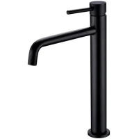 Смеситель для раковины Caprigo Don 53-025-NER без донного клапана, черный матовый