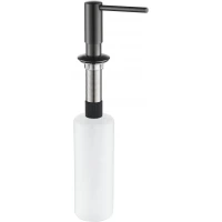 Дозатор для жидкого мыла Grocenberg AC0032BG встраиваемый, для кухни, графит