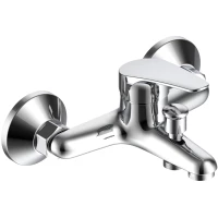 Смеситель для ванны Voda Land LND54 с душевым гарнитуром, хром