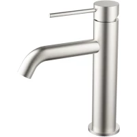 Смеситель для раковины Vincea City VBF-2C1BN без донного клапана, сатин