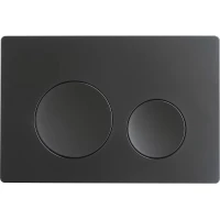 Кнопка смыва Veconi Flush V2 FLV2-B для инсталляции, черный матовый