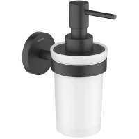 Дозатор для жидкого мыла Aquatek Европа AQ4105MB ЕВРОПА настенный, черный матовый