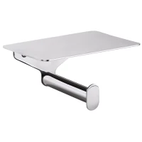 Держатель туалетной бумаги с полкой Bemeta Organic 157112151