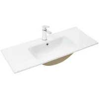 Раковина WeltWasser Deilbach 7517-80 10000005585 81x39,5 см, накладная, белый