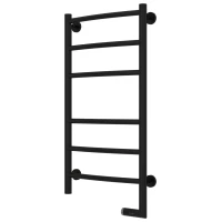 Полотенцесушитель электрический 800x400 черный матовый МЭМ правый Сунержа Галант 2.0 31-5201-8040