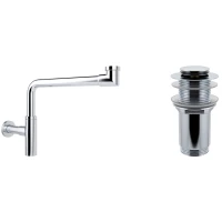 Сифон для раковины Wellsee Drainage System 182124000 + 182134000