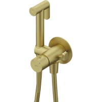 Гигиенический душ IDDIS Axes 005MGR0i08 со смесителем, золотой матовый