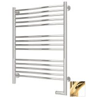 Полотенцесушитель электрический 800x600 золотой МЭМ правый Сунержа Флюид 2.0 03-5221-8060