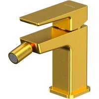 Смеситель для биде Whitecross X X1420GLB без донного клапана, золотой матовый