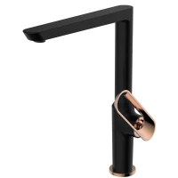 Смеситель для кухни черный/розовое золото Bien Hermes BE11009409