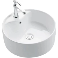 Раковина-чаша CeramaLux 9008B 46x46 см, накладная, белый