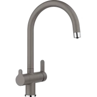 Смеситель для кухни Blanco Trima 526978 с подключением к фильтру, вулканический серый