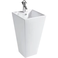 Раковина CeramaLux NB145 47,5x47,5 см, напольная, белый