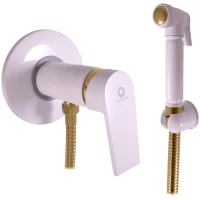Гигиенический душ Rav Slezak Colorado CO147/1BZ со смесителем, золотой/белый