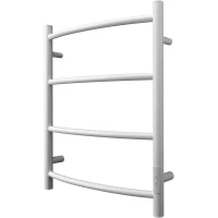 Полотенцесушитель электрический Point Афина П4 PN04856W 600x532, диммер правый, белый матовый