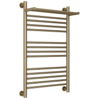 Полотенцесушитель водяной 800x500 золотой шелк Сунержа Богема с полкой+ 32-0223-8050