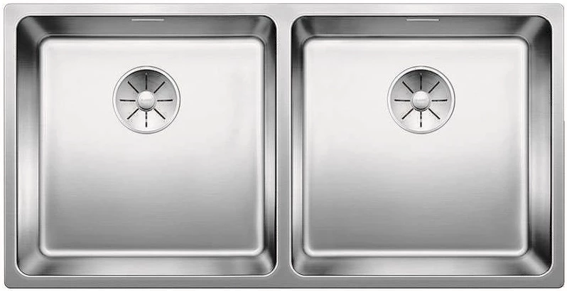 Кухонная мойка Blanco Adano 400/400-IF InFino зеркальная полированная сталь 522985 кухонная мойка blanco claron 400 u нерж сталь зеркальная полировка 521573