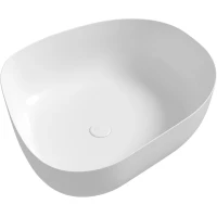 Раковина-чаша Abber Bequem AC2124 56,5x45,5 см, накладная, белый