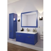 Комплект мебели индиго матовый 106,5 см Sanflor Ванесса C0002144 + 4640021064740 + C0002142