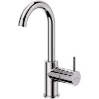 Смеситель для раковины без донного клапана Cezares Leaf LEAF-LSM-A-L-01-W0