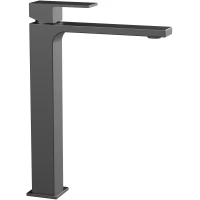 Смеситель для раковины Kaiser Cube 01311-15 вороненая сталь